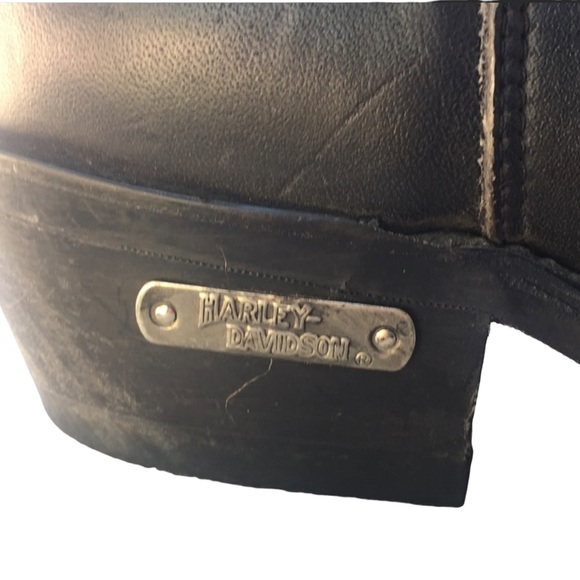 Harley Davidson ankle cowboy riding boots womens size 10 - Picture 9 of 9